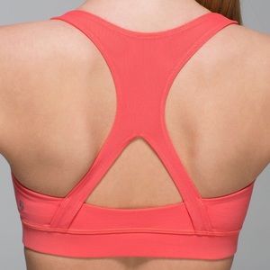 Lululemon 50 Reps Sz 4 Automic Red Sports Bra